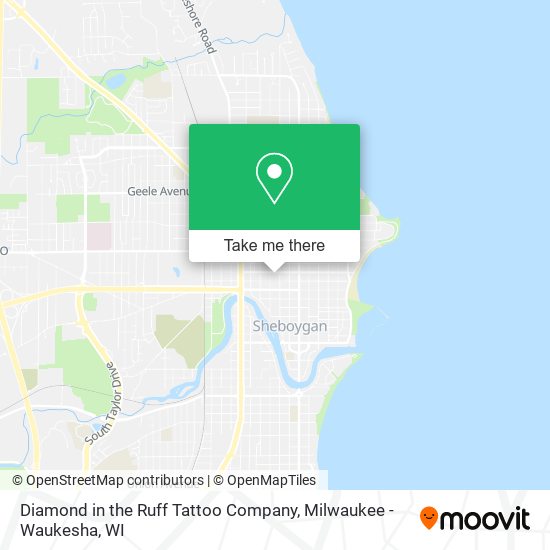 Mapa de Diamond in the Ruff Tattoo Company