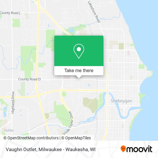 Mapa de Vaughn Outlet