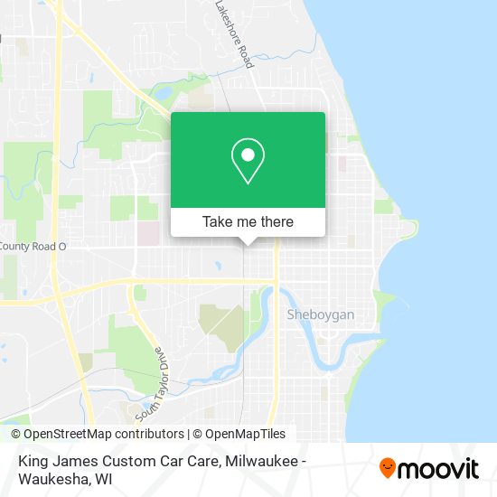 Mapa de King James Custom Car Care