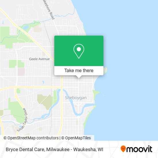 Bryce Dental Care map