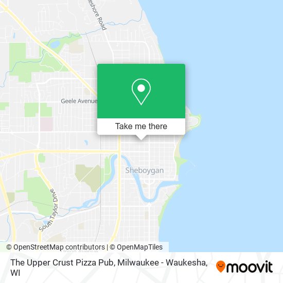 Mapa de The Upper Crust Pizza Pub