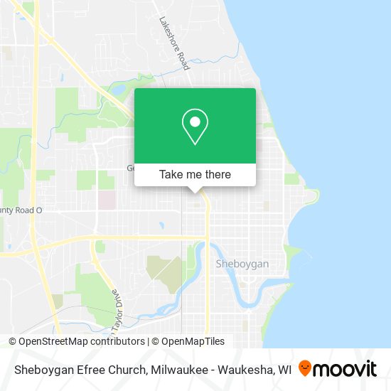 Mapa de Sheboygan Efree Church