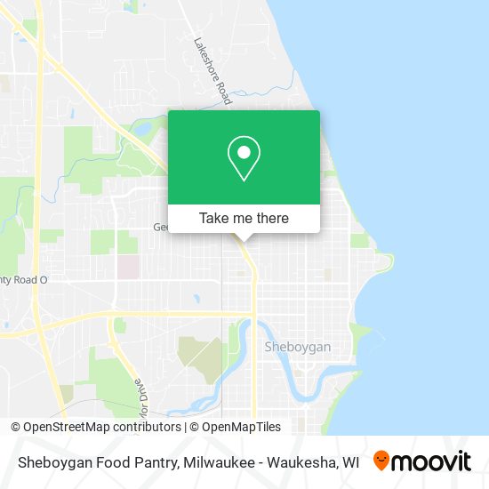 Mapa de Sheboygan Food Pantry
