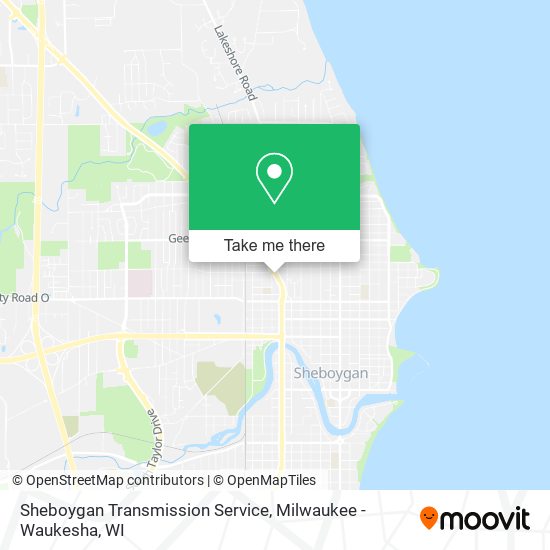 Mapa de Sheboygan Transmission Service