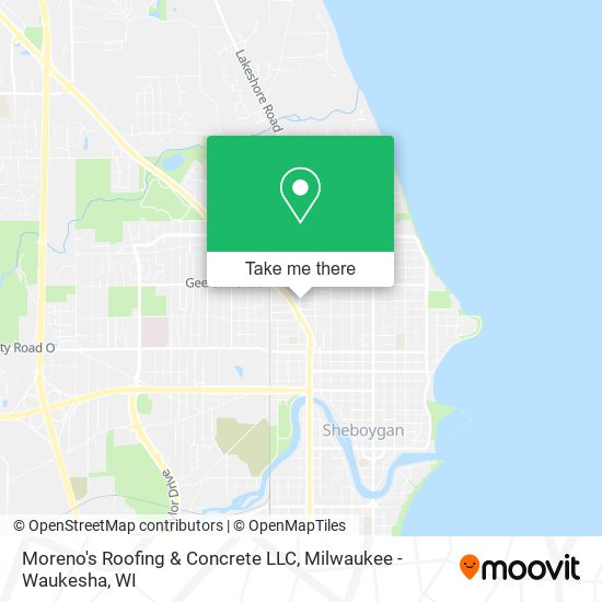 Mapa de Moreno's Roofing & Concrete LLC