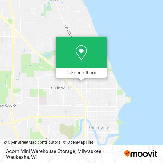 Mapa de Acorn Mini Warehouse Storage