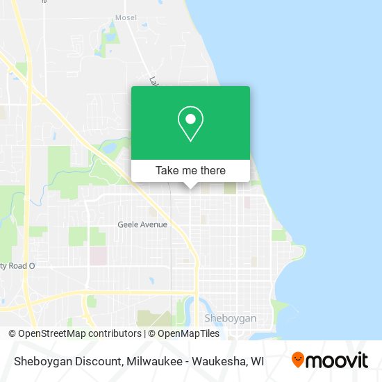 Mapa de Sheboygan Discount