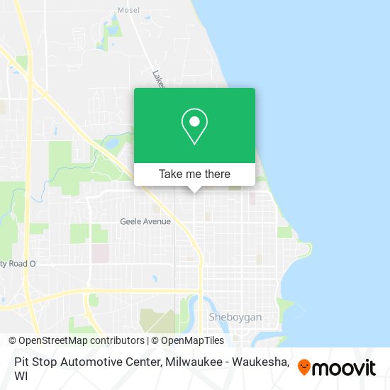 Mapa de Pit Stop Automotive Center