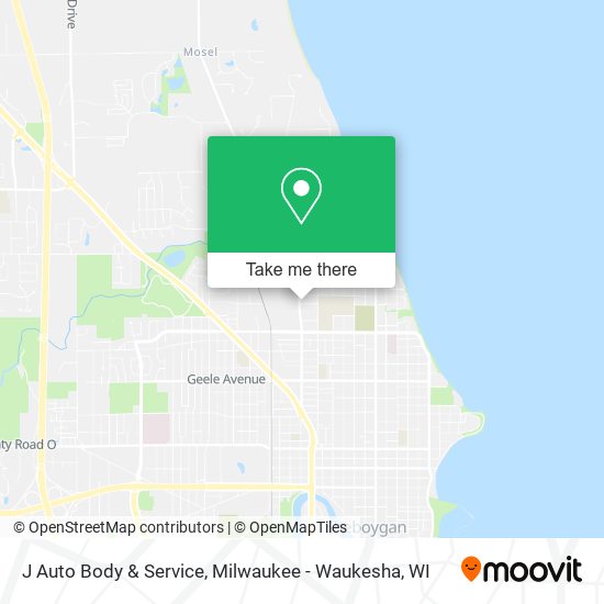J Auto Body & Service map