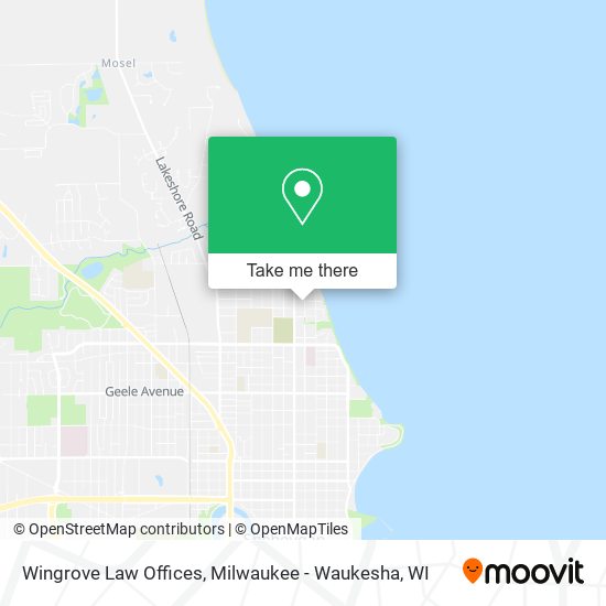 Mapa de Wingrove Law Offices