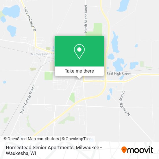 Homestead Senior Apartments map