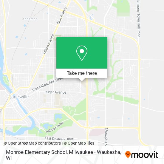 Monroe Elementary School map