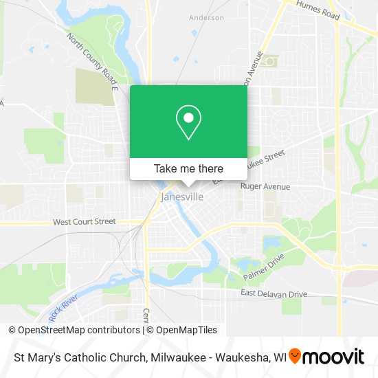 St Mary's Catholic Church map