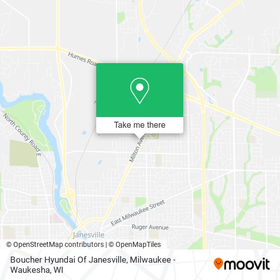 Mapa de Boucher Hyundai Of Janesville