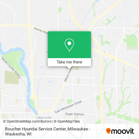 Boucher Hyundai Service Center map