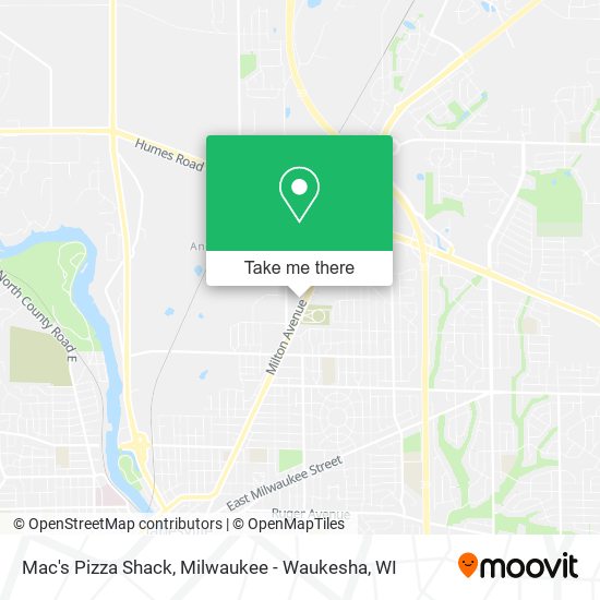 Mapa de Mac's Pizza Shack