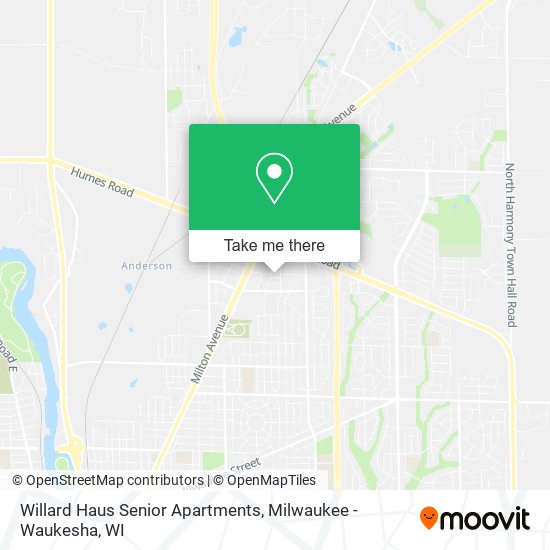 Mapa de Willard Haus Senior Apartments