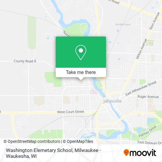 Mapa de Washington Elemetary School