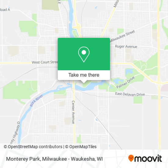 Monterey Park map