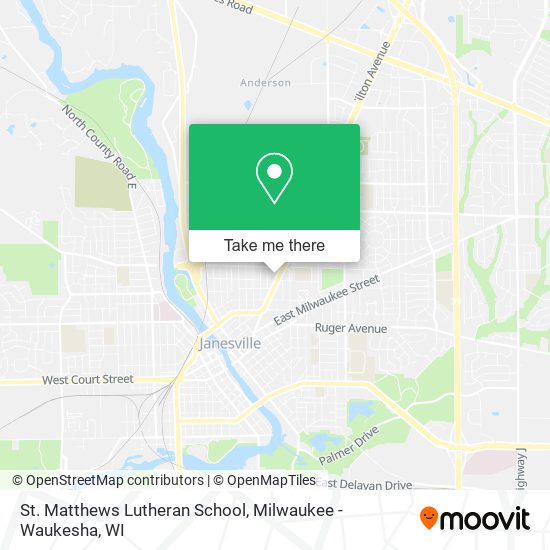 Mapa de St. Matthews Lutheran School