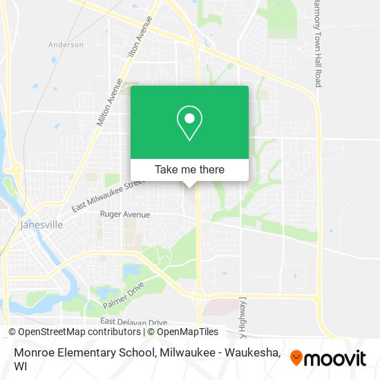 Monroe Elementary School map