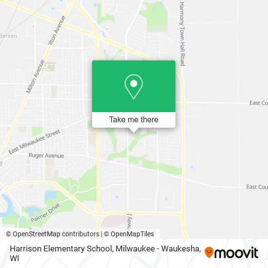 Harrison Elementary School map