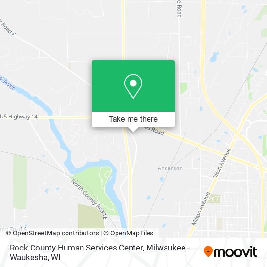 Mapa de Rock County Human Services Center