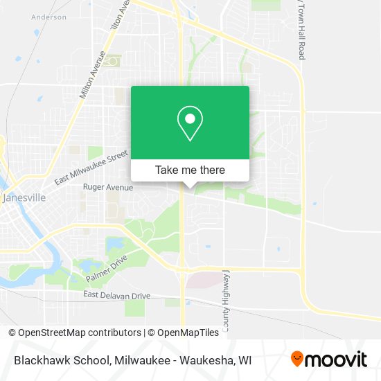 Blackhawk School map