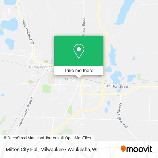Mapa de Milton City Hall