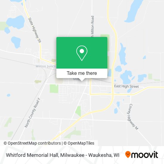 Whitford Memorial Hall map