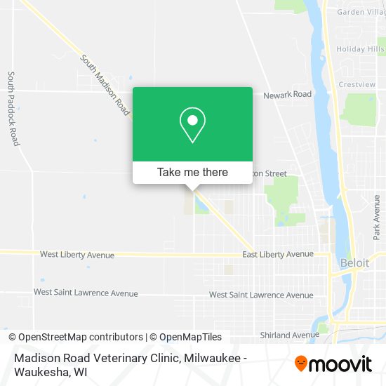 Mapa de Madison Road Veterinary Clinic