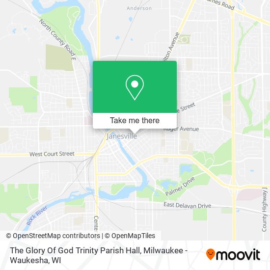 The Glory Of God Trinity Parish Hall map