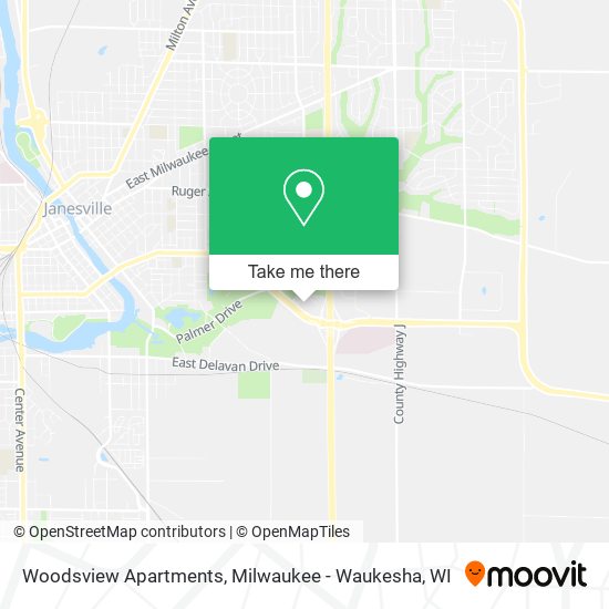 Mapa de Woodsview Apartments