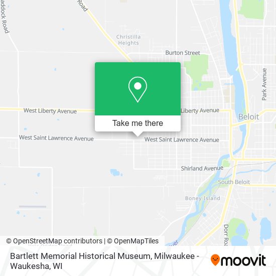 Mapa de Bartlett Memorial Historical Museum