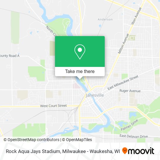 Mapa de Rock Aqua Jays Stadium