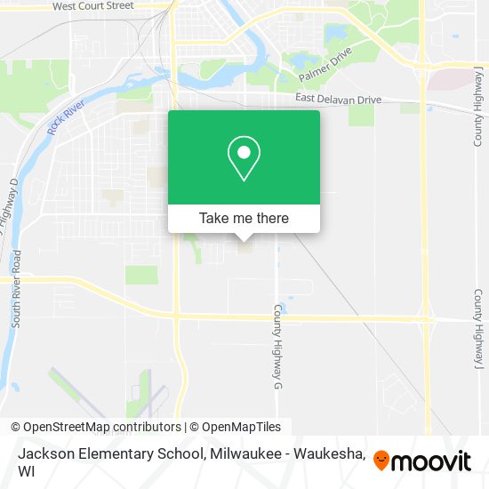 Jackson Elementary School map