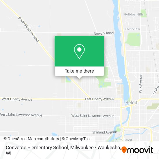 Mapa de Converse Elementary School