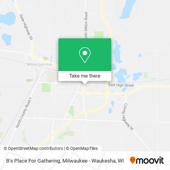 B's Place For Gathering map