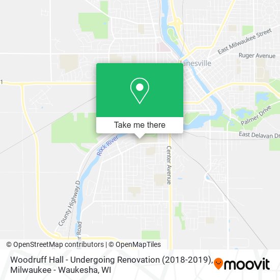 Mapa de Woodruff Hall - Undergoing Renovation (2018-2019)