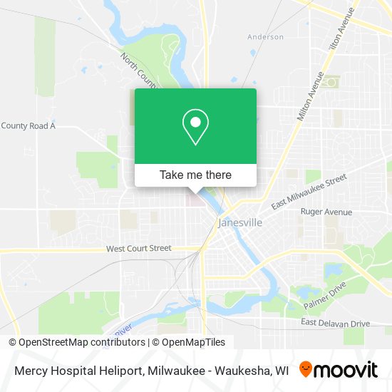Mapa de Mercy Hospital Heliport