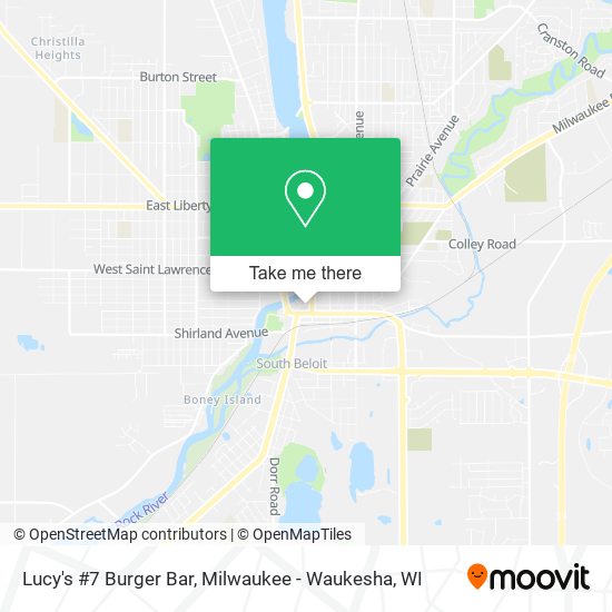 Mapa de Lucy's #7 Burger Bar