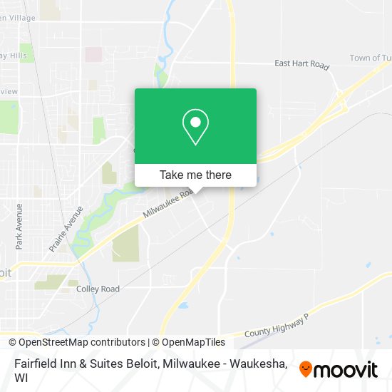 Mapa de Fairfield Inn & Suites Beloit