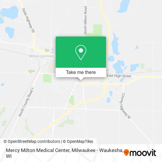 Mapa de Mercy Milton Medical Center