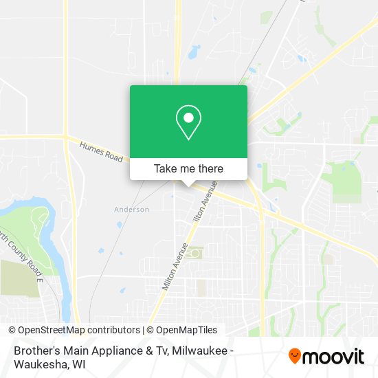 Mapa de Brother's Main Appliance & Tv
