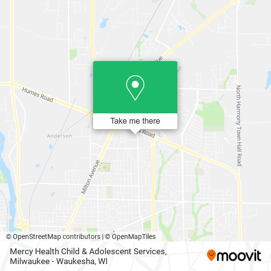 Mapa de Mercy Health Child & Adolescent Services