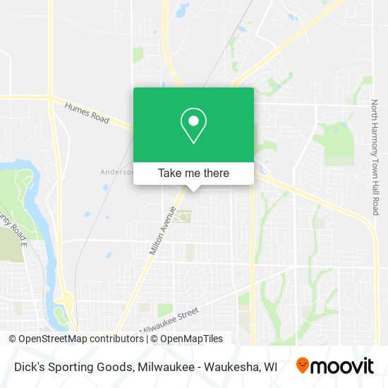 Dick's Sporting Goods map