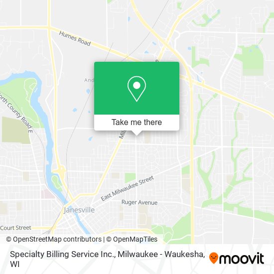 Mapa de Specialty Billing Service Inc.