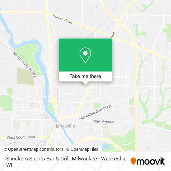 Mapa de Sneakers Sports Bar & Grill