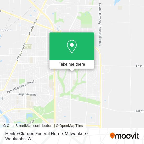 Henke-Clarson Funeral Home map