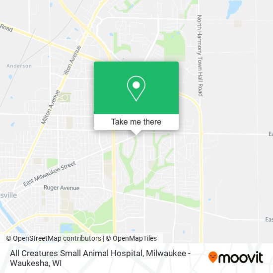 All Creatures Small Animal Hospital map